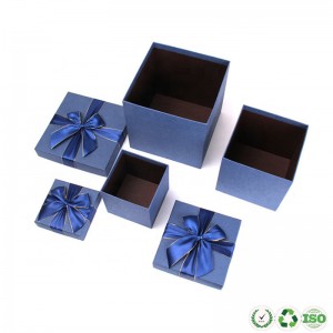 Подарочная коробка для ремесленной бумаги в переработанной бумаге