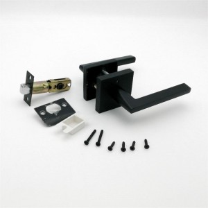 S7503 Рычаг для уединения дверей для спальни и дверей для ванной комнаты матовая черная