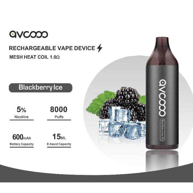 Avcooo Rechargable Vape Device 8000 Puffs