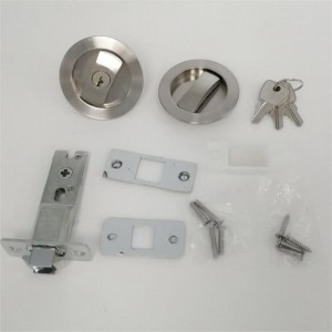 1602 Невидимый раздвижный сарай деревянный дверной дверной дверной ручка замок с ключами