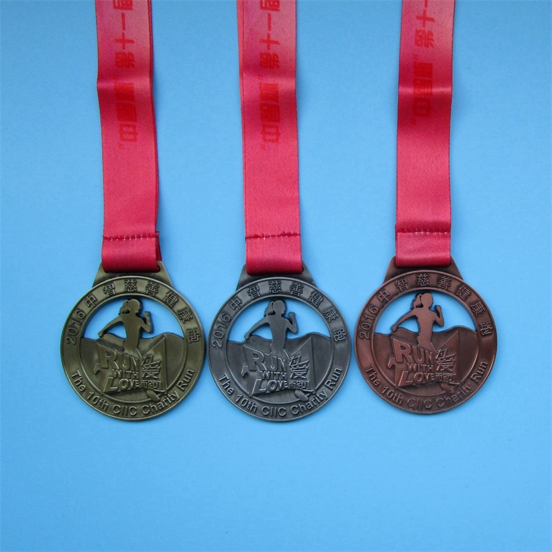 Спортивные медали и ленты для бега медалей