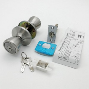 2506 Ручка внутренней двери в атласной хромированной ручке с замок и ключом ручкой входной двери 1 упаковка