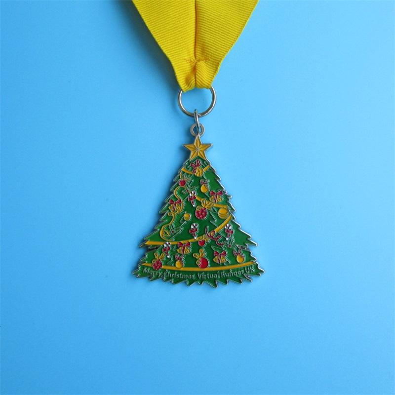 Рождественская памятная медаль рождественский металлический праздник подарок