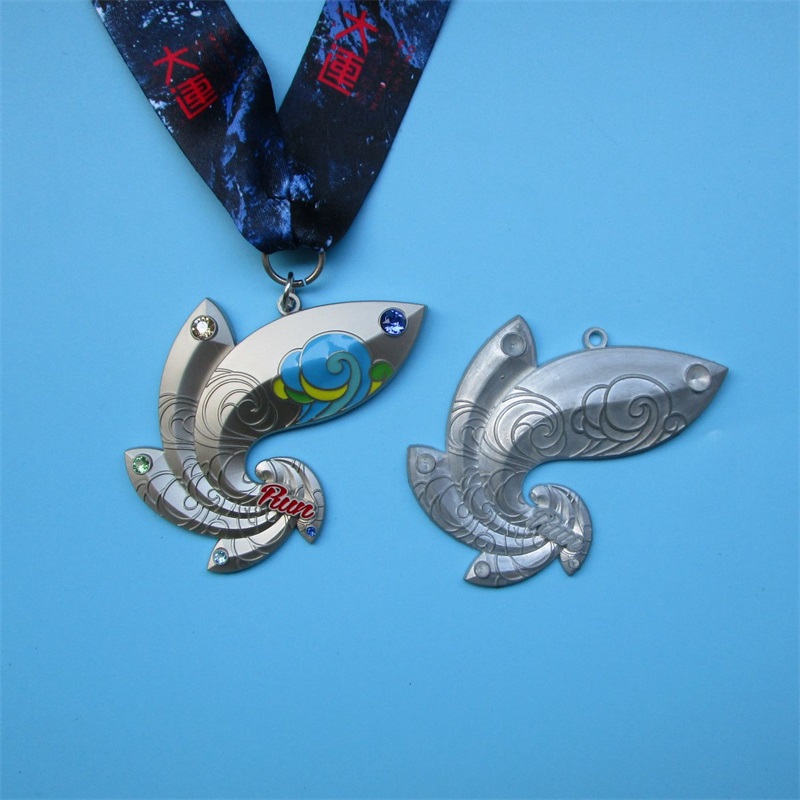 Красивые специальные дизайнерские медали спортивный трофей и медаль с драгоценными камнями