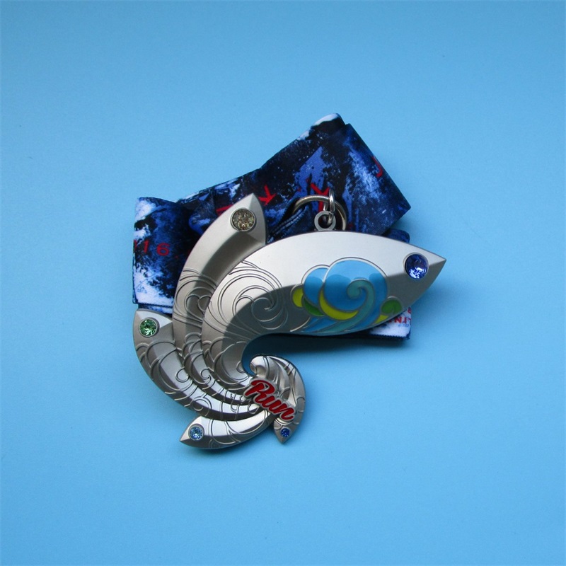 Красивые специальные дизайнерские медали спортивный трофей и медаль с драгоценными камнями