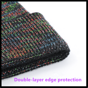 Рейнга отражающая вязаная шляпа