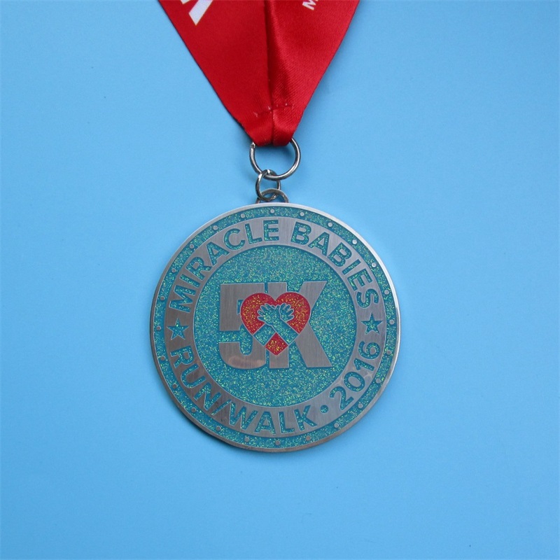 Сувениры общественных мероприятий по благосостоянию блестящие металлические медали