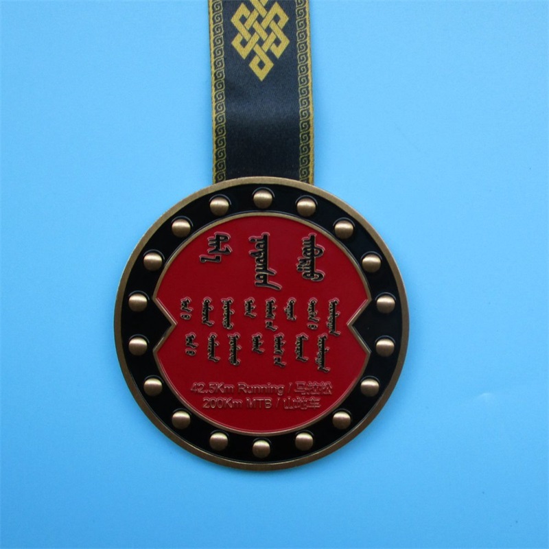 Награды Золотая медаль красочная эмалевая медальон подвеска