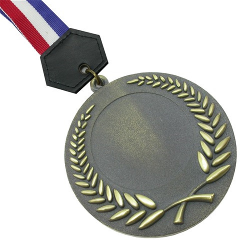 Спортивная медаль на заказ чистый цвет сплошной металлической медаль. Золотая серебряная медаль медаль