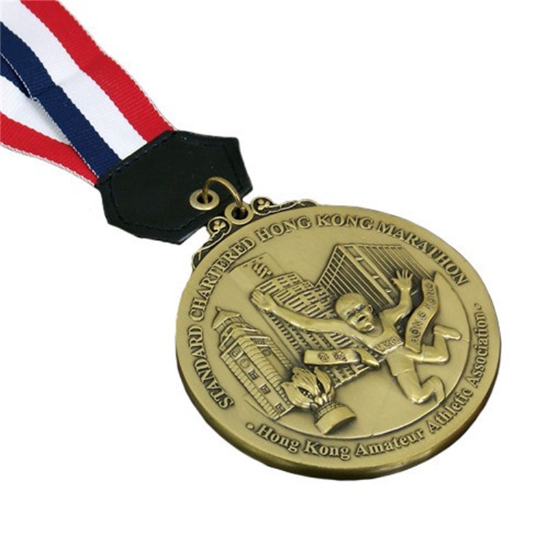 Профессиональный индивидуальный дизайн медали ваших собственных металлических медалей 3D Gold Award