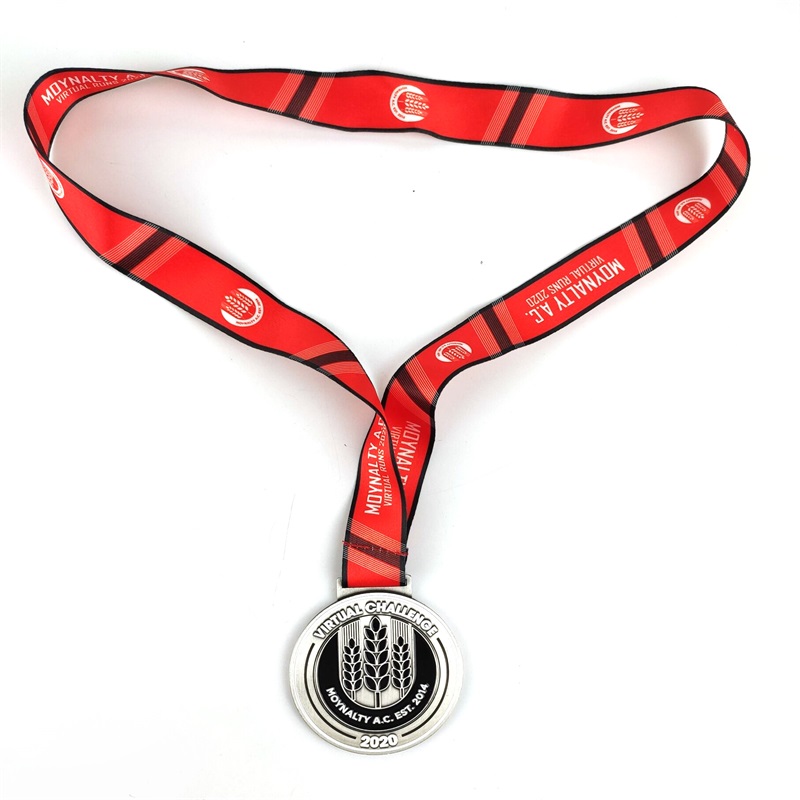 Спортивная медаль и трофеи наградные медали с сплава цинкового сплава с помощью ленты с лентой