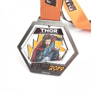 Вырежьте медали с сплава цинк настраиваемые медали дизайна Super Hero Awards Gold Medal