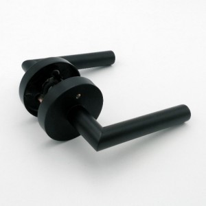 R7505 Дверные ручки черного, внутренний рычаг дверей для уединения для ванной комнаты в спальне, современный тонкий современный ди...