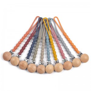 Ручная деревянная деревянная BPA Без силиконовых бусин, серия соски, детский пасец, серия детей, горячая продажа детская сеть сочи...