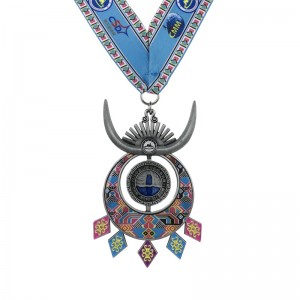 Пользовательская медальон -ожерелье 4D Emale Medal Medal для сувенира