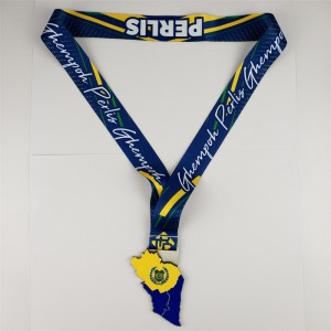 Производитель медалей GAG Design Metal 3D Золотая медаль медали национальной карты города Медали карты