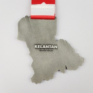 Высококачественная карта города Casting Sliver Custom Цинк сплав сплав наград награда металлические спортивные медали