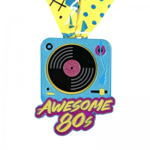 Пользовательские медали эмаль бегущий держатель медали