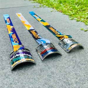 Custom Cust Out Metal Engraved Cheap Sport Emamel Medal 3D Gold Metal Award Медали ультрафиолетового принта