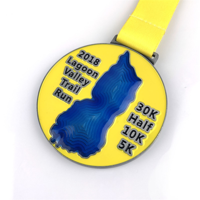 Цинк -сплав -сплав -медали медали ультрафиолетовой принт на заказ полумарафона медали