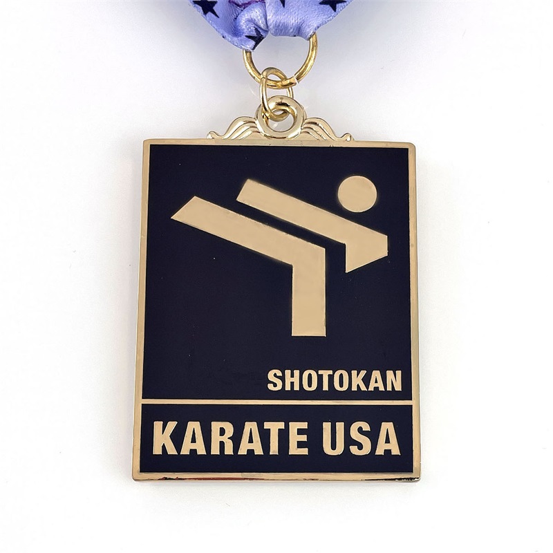 Пользовательский логотип логотип металлическая спортивная медаль для оптовых матчей кунгфу -гоночные медали гонки