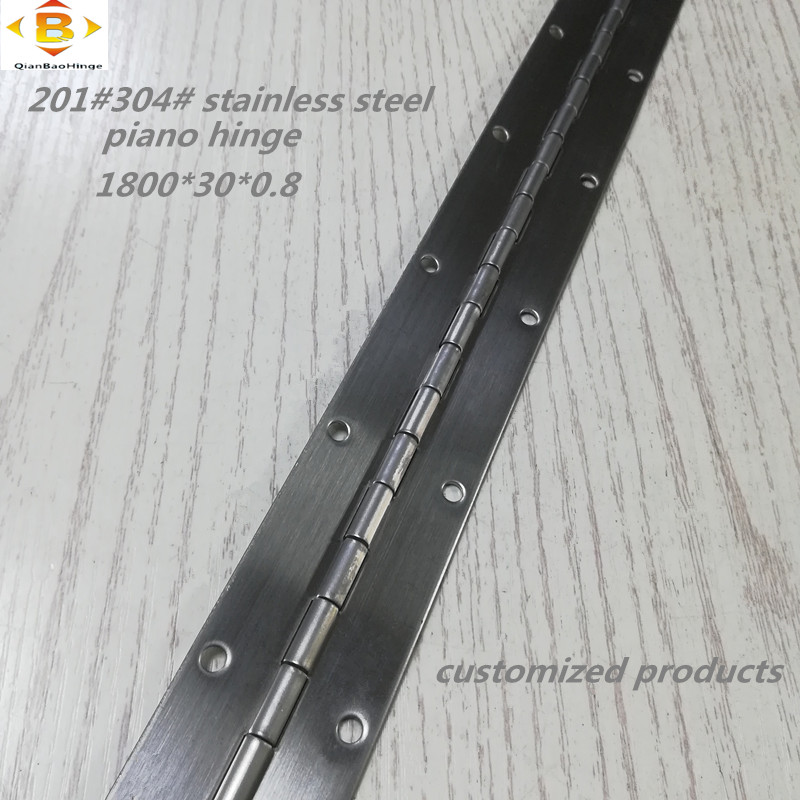 Индивидуальный длинный шарнир 201#304#толщина 0,8 мм из нержавеющей стали толстой фортепианной шарнир.