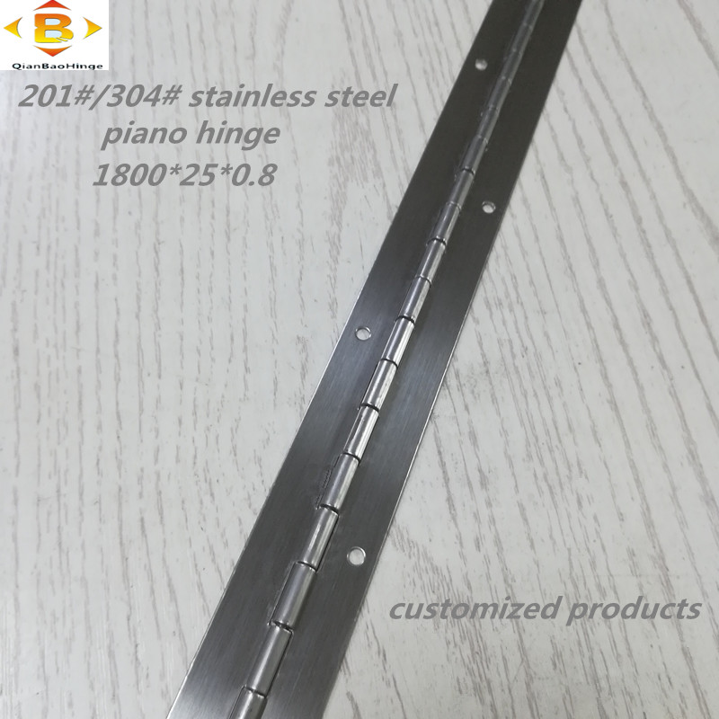 Индивидуальный длинный шарнир 201#304#толщина 0,8 мм из нержавеющей стали толстой фортепианной шарнир.