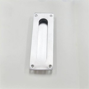 7,09 -дюймовый втопленное вытяжка пальцев для карманного шкафа дверь, раздвижная ручка дверной дверь сарая, матовая изгнанная из н...