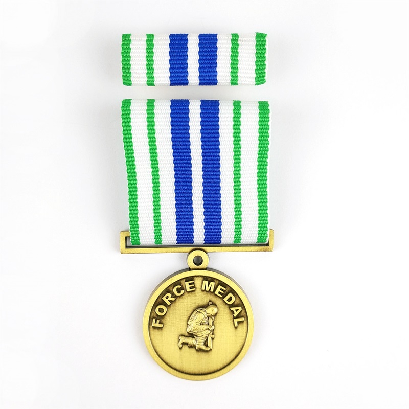 3D -гравированная медаль на индивидуальном сплаве с сплавным сплавным сплавом.