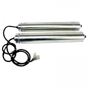 Прямой 76/82 нестандартный электрический ролик постоянного тока, встроенный двигатель, индивидуальная конвейерная лента из нержа...