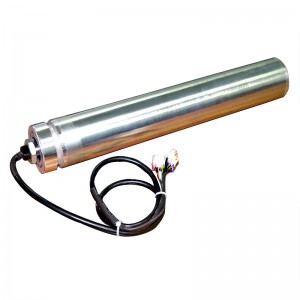 Прямой 76/82 нестандартный электрический ролик постоянного тока, встроенный двигатель, индивидуальная конвейерная лента из нержа...