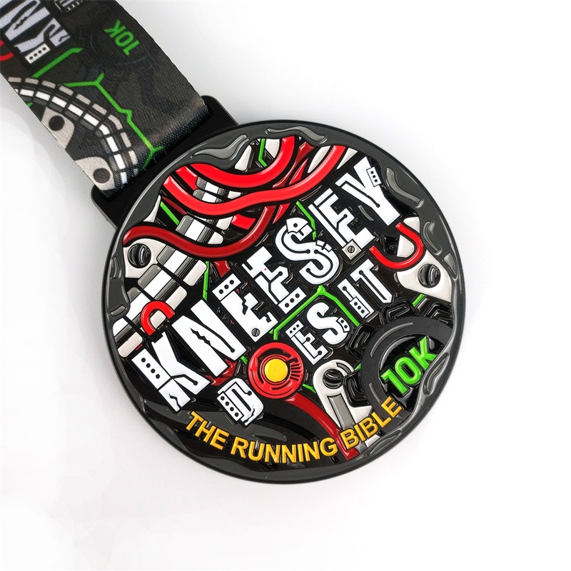 Главный фабрика наградных наград с логотипом с лентой с лентой Blank Gold Silverze Bronze Honor Cycling Running Math Metal Sport Medals