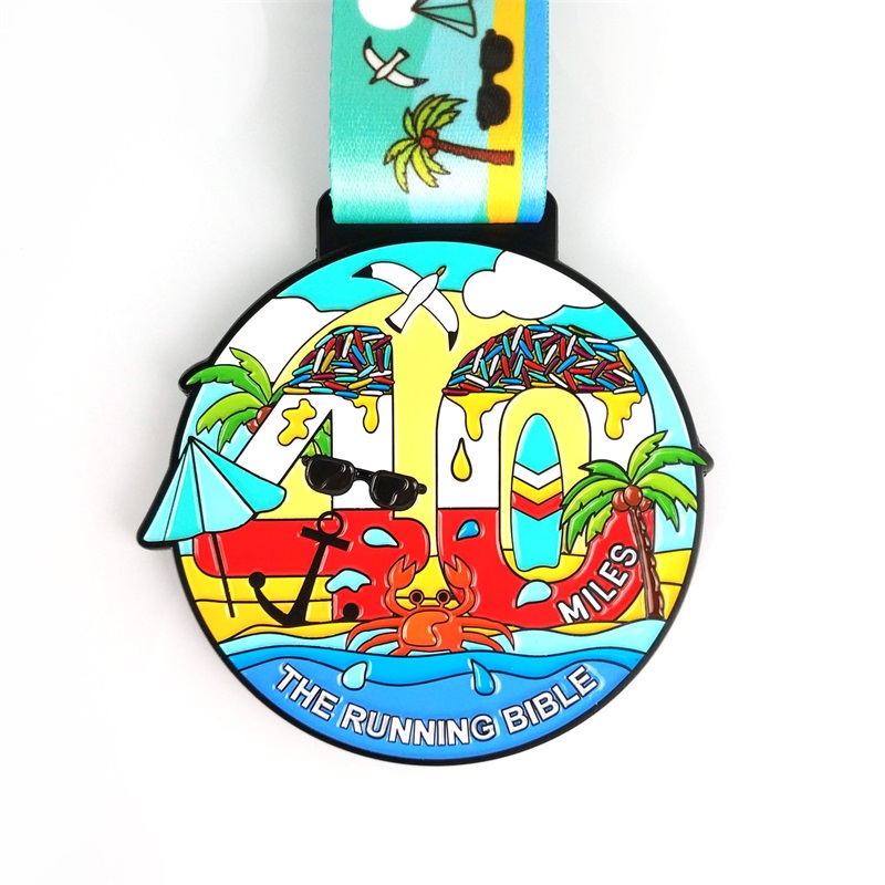 Индивидуальный логотип с лентой пустой золотой серебряные медали на заказ металлический спортивный бразильский зеленый круглый марафон медаль