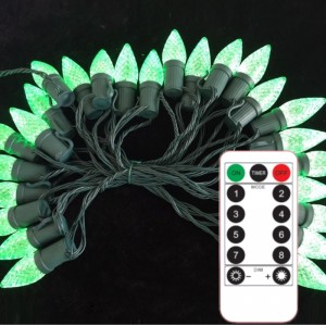 C9 Strawberry Christmas Light Set Outdoor Водонепроницаемая красочная рождественская легкая струна