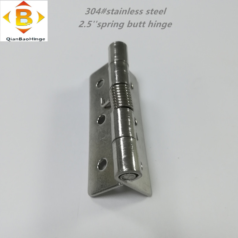 304#stainless Steel Spring Butt Door Door ближе шарнир деревянный дверной пружинный шарнир автоматический отскок