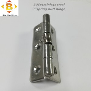 304#stainless Steel Spring Butt Door Door ближе шарнир деревянный дверной пружинный шарнир автоматический отскок