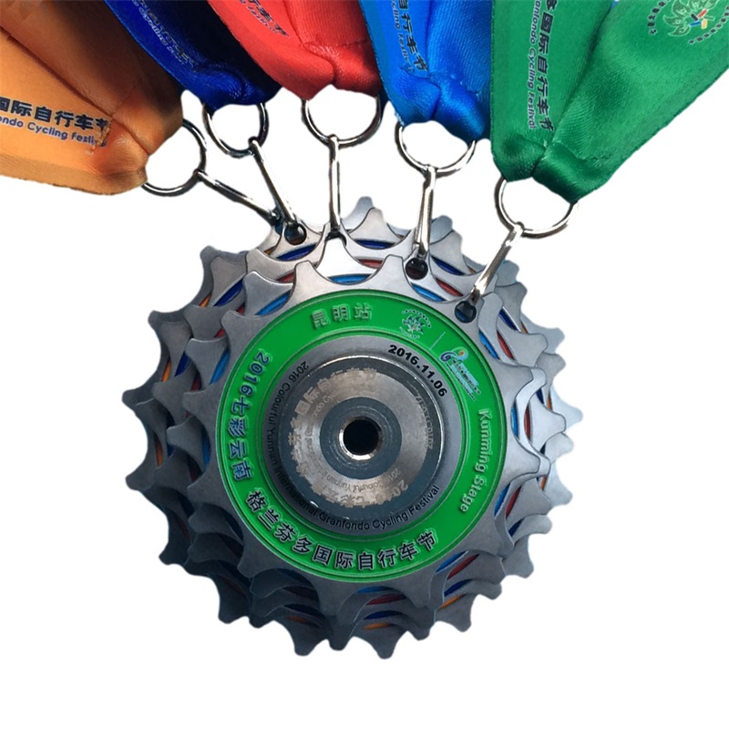 Спортивные медали фабрики металлические велосипедные медали на заказ 3D велосипедные медали