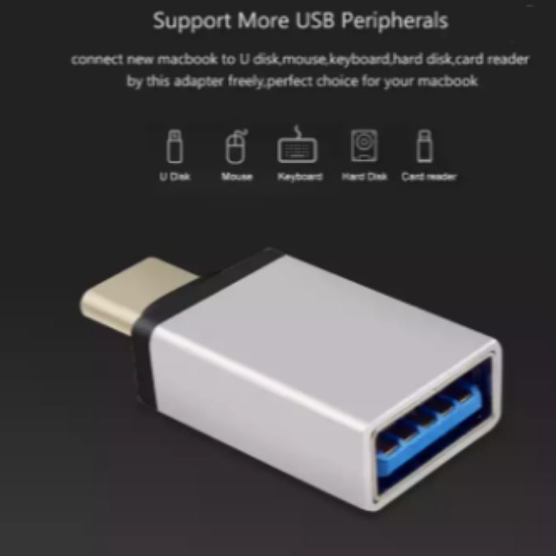 Никелированный USB-тип хвостовой гнездо 3-в-1 адаптер DIY.