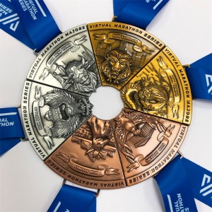 Поставщики спортивных медалей индивидуальные виртуальные медали Medal Medals Factory