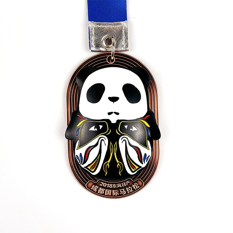 Оптовая индивидуальная спортивная марафонская медаль Бланк Золотая сувенирная металлическая медаль