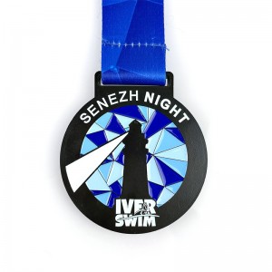 Пользовательская форма металлического круга тиснена