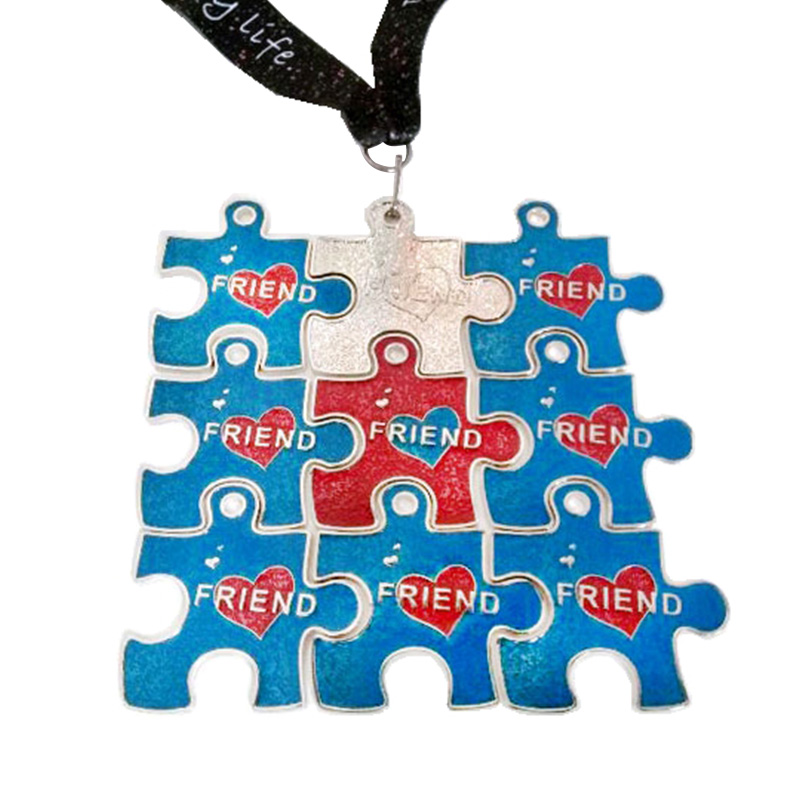 Пользовательская металлическая медаль вешалка Lego Custom Medal Metal Medallion