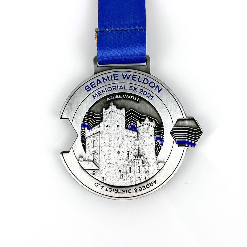 Пользовательская гоночная медаль на заказ медали ленты UK Custom Running Medal