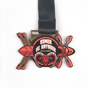 Литые металлические медали серебряный медальон