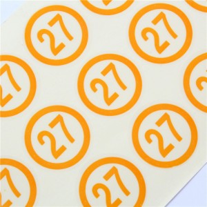 Высококачественная наклейка с номером, настраиваемая дизайнерская наклейка, портативная и гибкая наклейка