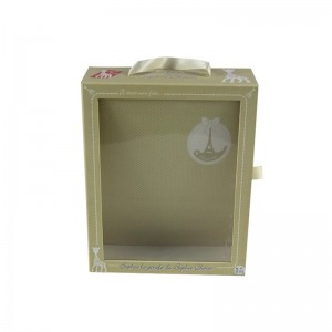 Подарочная коробка открытия окна, благородная и изысканная подарочная коробка для открытия пользовательского окна