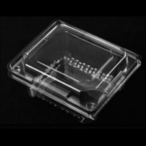 Фруктовая коробка с крышкой (без отверстия) 135*115*63 мм hgf-250g