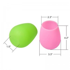 Нерушимые силиконовые винные бокалы с 12 унциями, многоразовые бокалы для вечеринок, кемпинг, пляжи и лодки, бокалы из силиконовог...