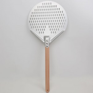 Съемная 12 -нх 14 -дюймовая алюминиевая круглая пицца пицца пицца лопата пицца шпатель пицца пицца весло