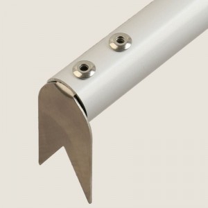 Пицца вилка из нержавеющей стали пиццы флиппер Turner 43cm/16,9 дюйма с длинной ручкой пиццы вращающаяся вилка для пиццы на гриле, легко ...